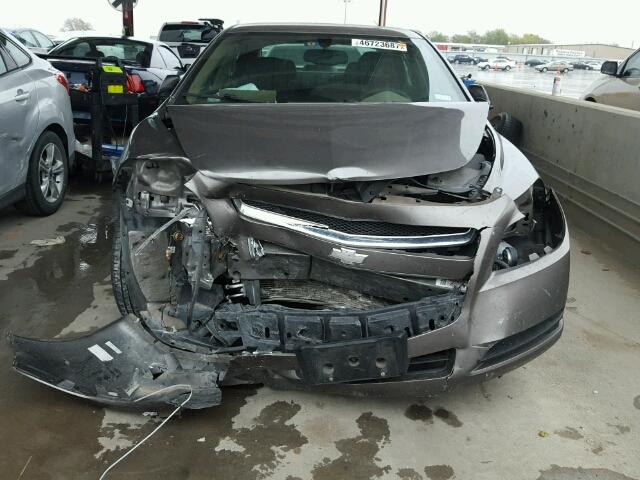 1G1ZB5EB6A4148701 - 2010 CHEVROLET MALIBU LS BROWN photo 9