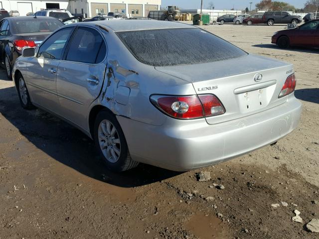 JTHBF30G830124185 - 2003 LEXUS ES 300 SILVER photo 3