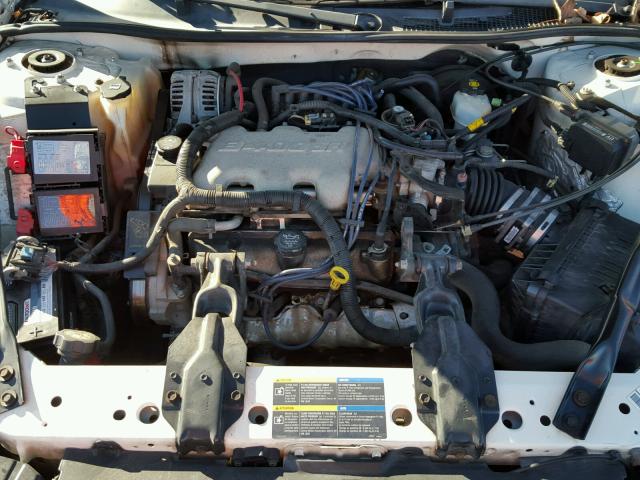 2G1WF52E759121435 - 2005 CHEVROLET IMPALA WHITE photo 7