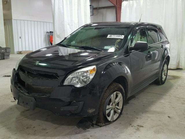 2CNFLCEC6B6377203 - 2011 CHEVROLET EQUINOX LS BLACK photo 2