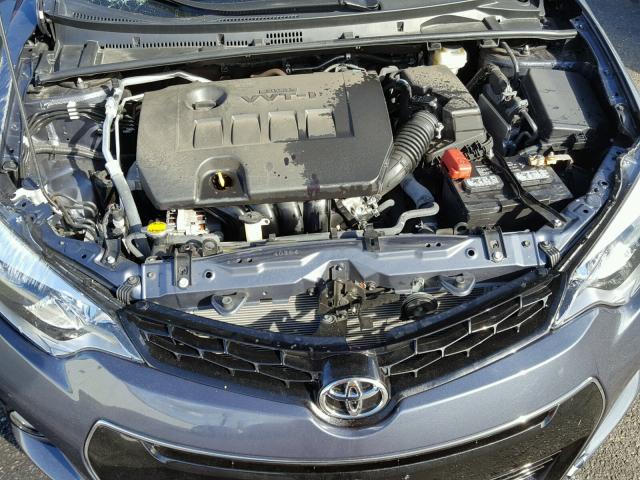 5YFBURHE7GP415849 - 2016 TOYOTA COROLLA L CHARCOAL photo 7