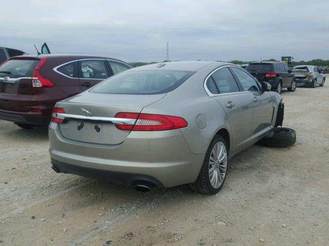 SAJWA0HB0CLS51103 - 2012 JAGUAR XF PORTFOL TAN photo 4