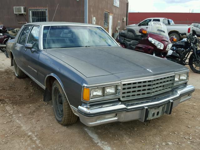 1G1AN69H3EX125311 - 1984 CHEVROLET CAPRICE CL 灰色 照片 1