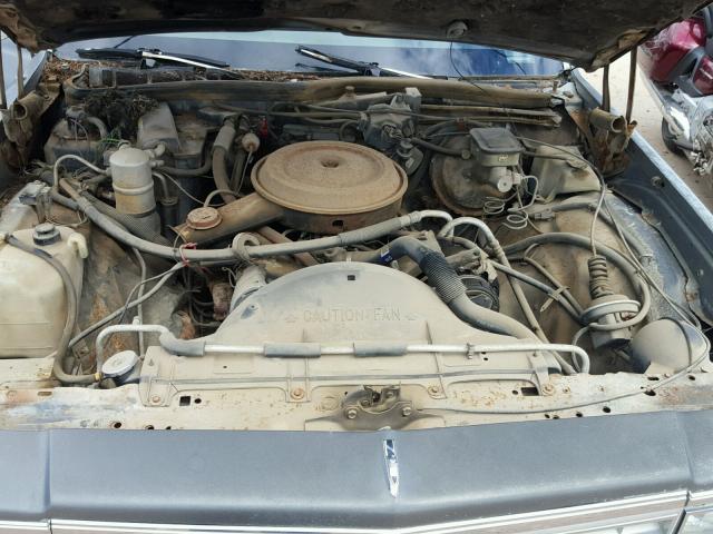 1G1AN69H3EX125311 - 1984 CHEVROLET CAPRICE CL 灰色 照片 7