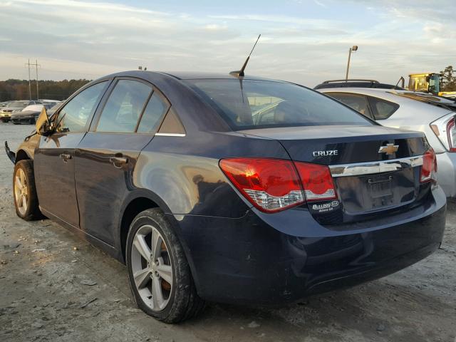 1G1PE5SB0E7296320 - 2014 CHEVROLET CRUZE LT BLUE photo 3