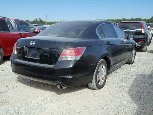 JHMCP26448C058426 - 2008 HONDA ACCORD BLACK photo 4