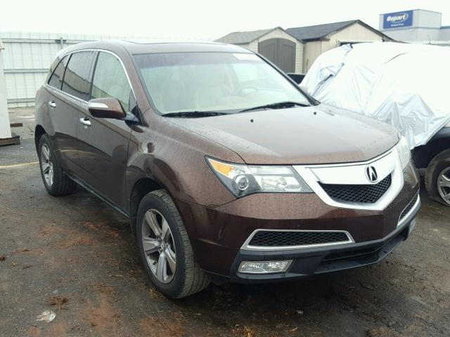 2HNYD2H62BH538428 - 2011 ACURA MDX BROWN photo 1