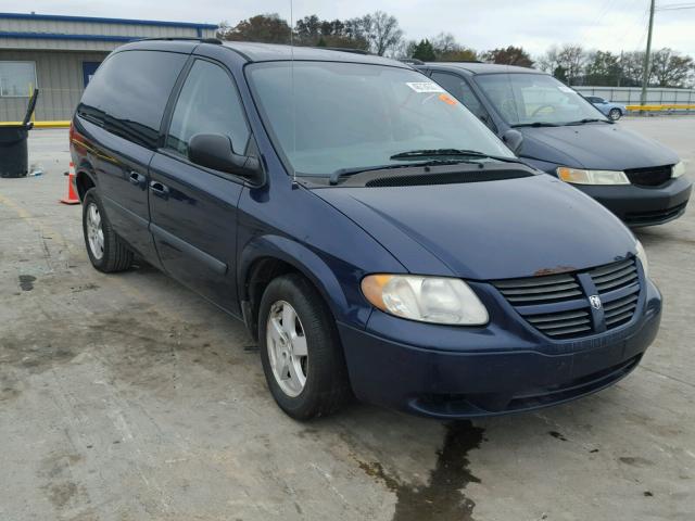 1D4GP45R35B383665 - 2005 DODGE CARAVAN SX BLUE photo 1