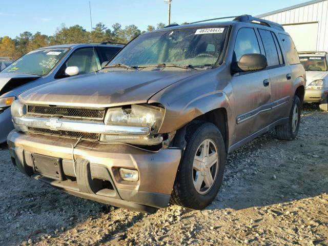 1GNES16SX26106400 - 2002 CHEVROLET TRAILBLAZE BROWN photo 2