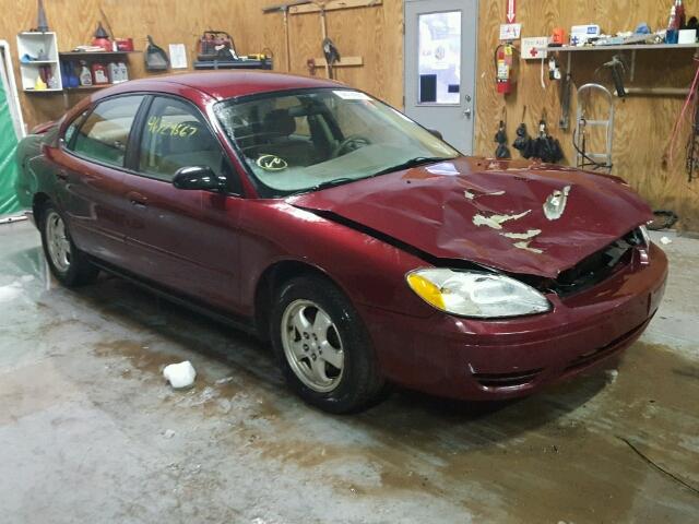 1FAFP53UX6A175642 - 2006 FORD TAURUS SE MAROON photo 1