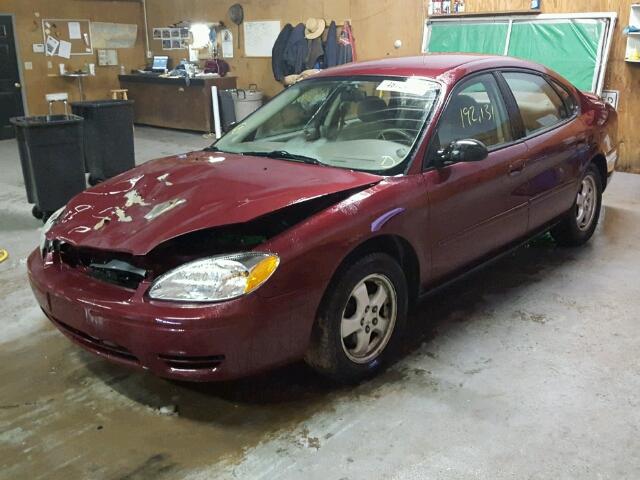 1FAFP53UX6A175642 - 2006 FORD TAURUS SE MAROON photo 2