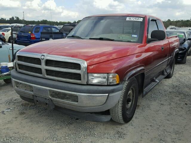 1B7HC13Y7WJ144309 - 1998 DODGE RAM 1500 RED photo 2