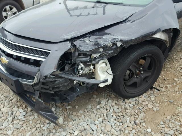 1G1ZA5EU0BF306895 - 2011 CHEVROLET MALIBU LS Boz foto 9