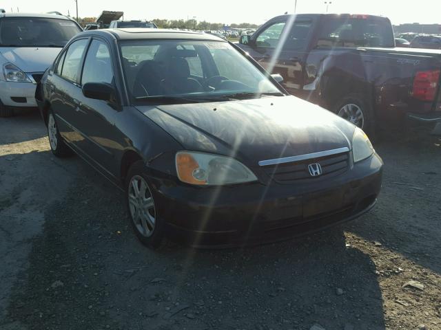 1HGES26781L047732 - 2001 HONDA CIVIC EX BLACK photo 1