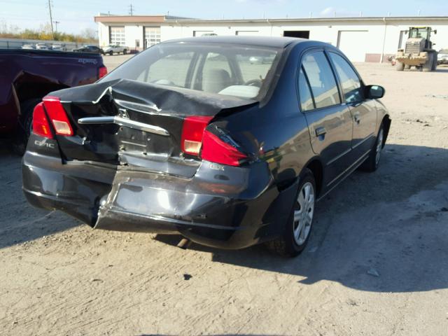 1HGES26781L047732 - 2001 HONDA CIVIC EX BLACK photo 4