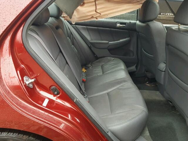 1HGCM56834A049089 - 2004 HONDA ACCORD EX RED photo 6