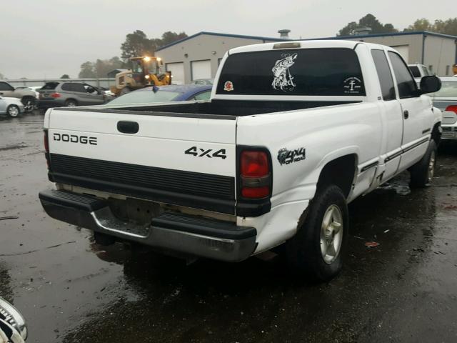 1B7HF13Z3XJ615597 - 1999 DODGE RAM 1500 WHITE photo 4