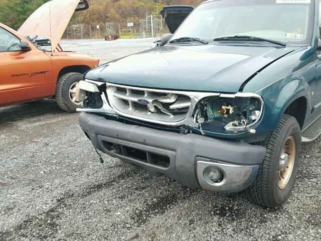 1FMZU35P8XZB30970 - 1999 FORD EXPLORER GREEN photo 10