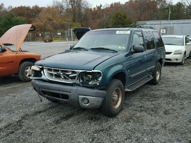 1FMZU35P8XZB30970 - 1999 FORD EXPLORER GREEN photo 2