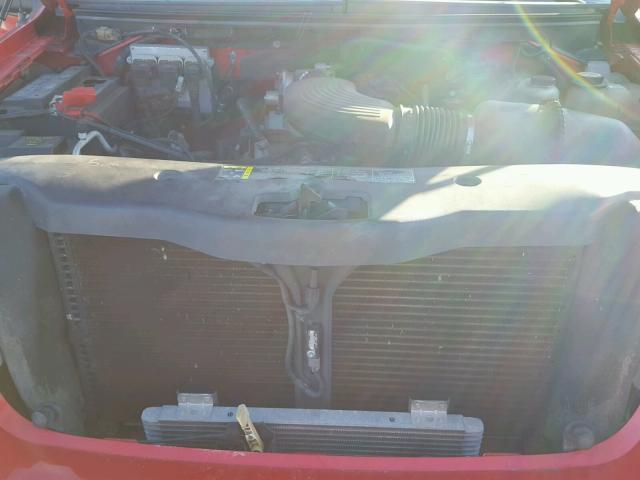 1FTRX14W24NB28286 - 2004 FORD F150 RED photo 7