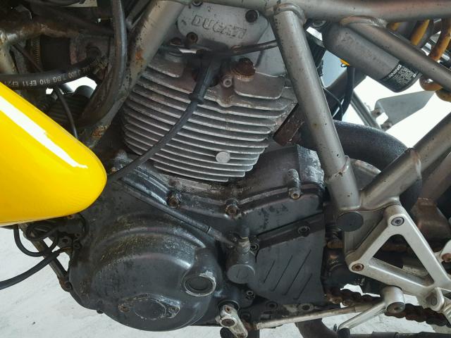 ZDM1LC4N4YB006469 - 2000 DUCATI 900 SS YELLOW photo 7