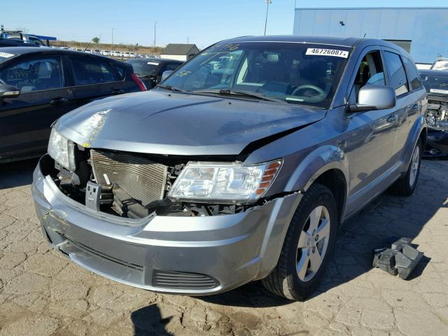 3D4GG57V19T588986 - 2009 DODGE JOURNEY SX SILVER photo 2