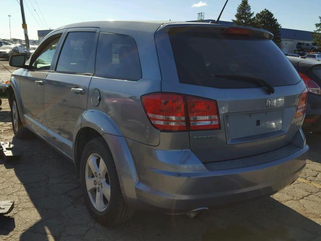 3D4GG57V19T588986 - 2009 DODGE JOURNEY SX SILVER photo 3