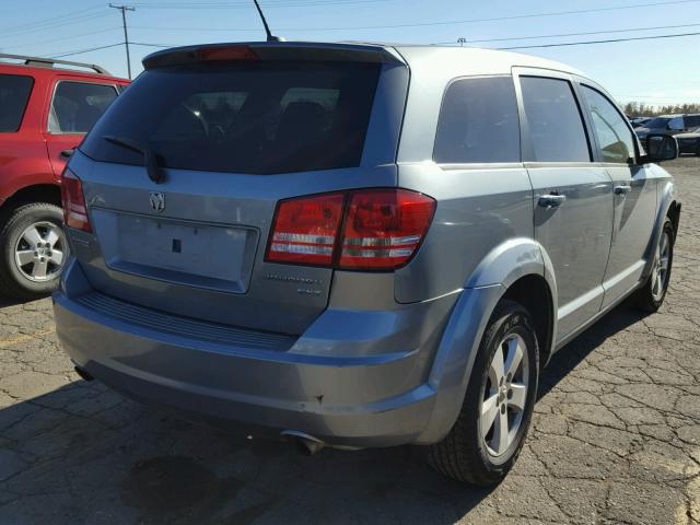 3D4GG57V19T588986 - 2009 DODGE JOURNEY SX SILVER photo 4