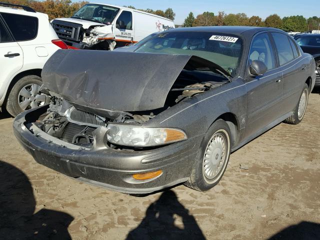 1G4HR54K9YU332388 - 2000 BUICK LESABRE LI GRAY photo 2