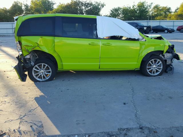 2C4RDGCG5DR687789 - 2013 DODGE GRAND CARA GREEN photo 9