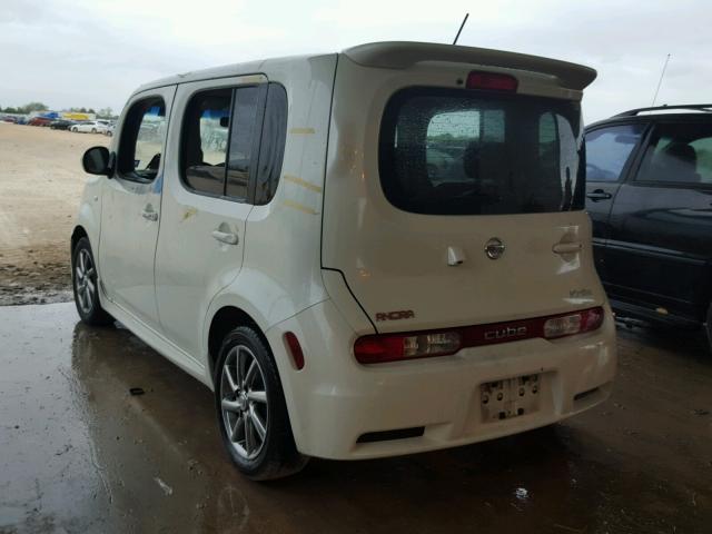 JN8AZ2KR8BT210613 - 2011 NISSAN CUBE BASE WHITE photo 3