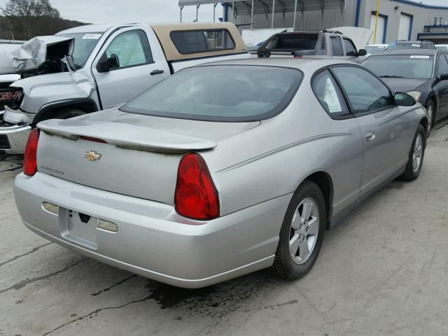 2G1WM15K369218830 - 2006 CHEVROLET MONTE CARL SILVER photo 4