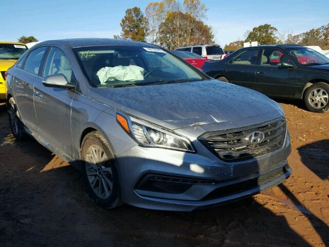 5NPE34AF5FH042697 - 2015 HYUNDAI SONATA SPO SILVER photo 1