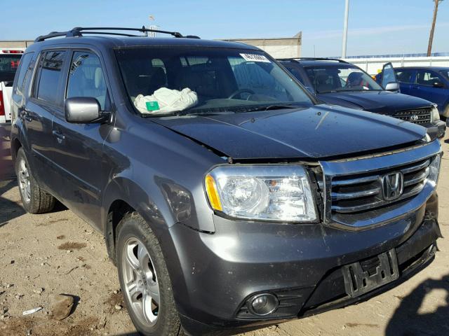 5FNYF4H44CB017020 - 2012 HONDA PILOT EX GRAY photo 1