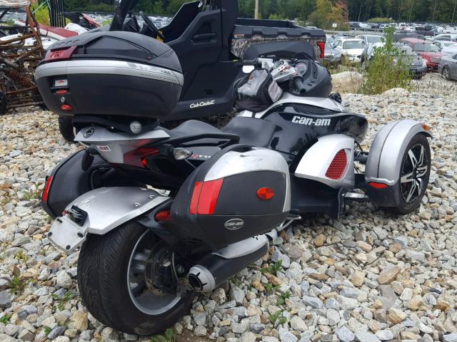 2BXJAWA118V001291 - 2008 CAN-AM SPYDER ROA GRAY photo 4