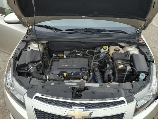 1G1PC5SB7E7313569 - 2014 CHEVROLET CRUZE LT TAN photo 7