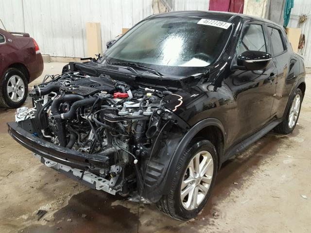 JN8AF5MV9FT565574 - 2015 NISSAN JUKE S BLACK photo 2