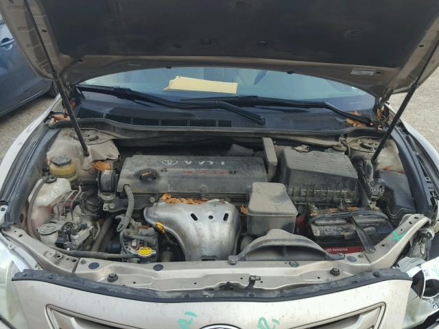 4T1BE46K27U137109 - 2007 TOYOTA CAMRY LE A GOLD photo 7