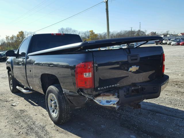 1GCEC14X18Z175343 - 2008 CHEVROLET SILVERADO BLACK photo 3