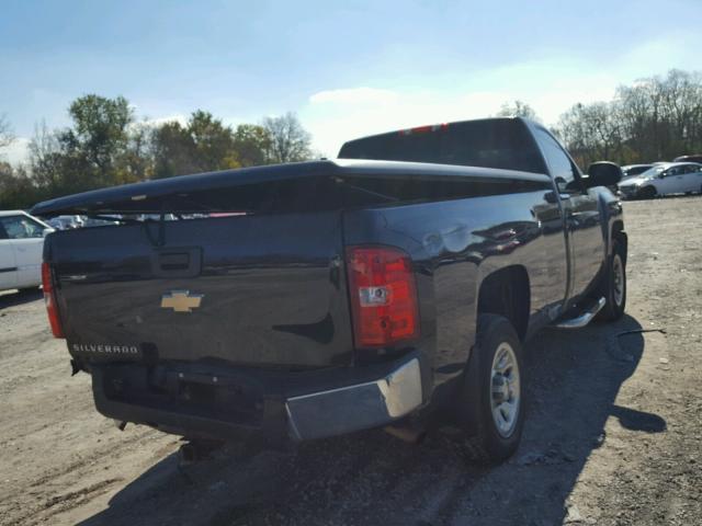 1GCEC14X18Z175343 - 2008 CHEVROLET SILVERADO BLACK photo 4