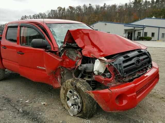 5TELU42N35Z039013 - 2005 TOYOTA TACOMA DOU RED photo 9