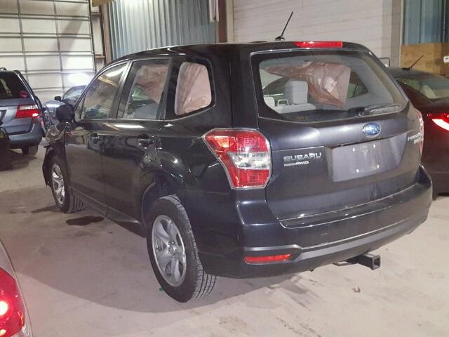 JF2SJAAC4FH452257 - 2015 SUBARU FORESTER 2 GRAY photo 3