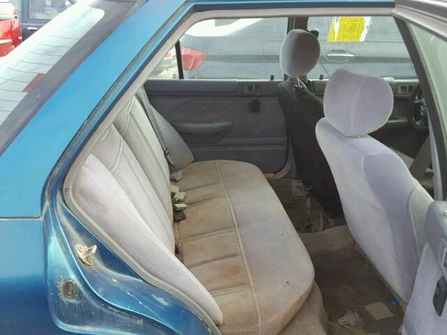 3MARM10J5RR640387 - 1994 MERCURY TRACER BAS BLUE photo 6