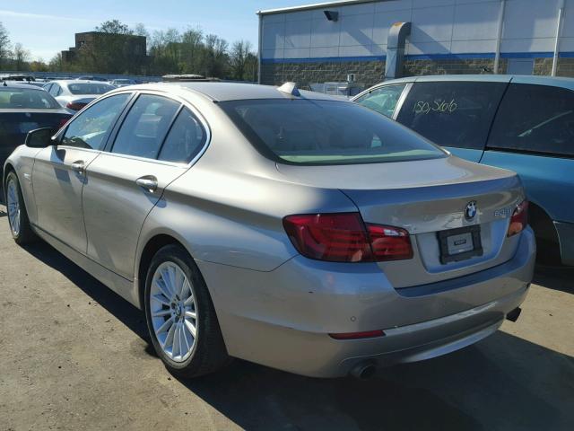 WBAFU7C52CDU58535 - 2012 BMW 535 XI ოქროსფერი ფოტო 3