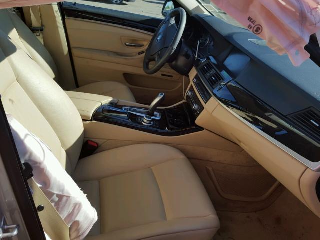 WBAFU7C52CDU58535 - 2012 BMW 535 XI ოქროსფერი ფოტო 5