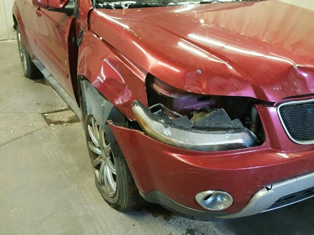 2CKDL73F566031044 - 2006 PONTIAC TORRENT BURGUNDY photo 10