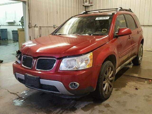 2CKDL73F566031044 - 2006 PONTIAC TORRENT BURGUNDY photo 2