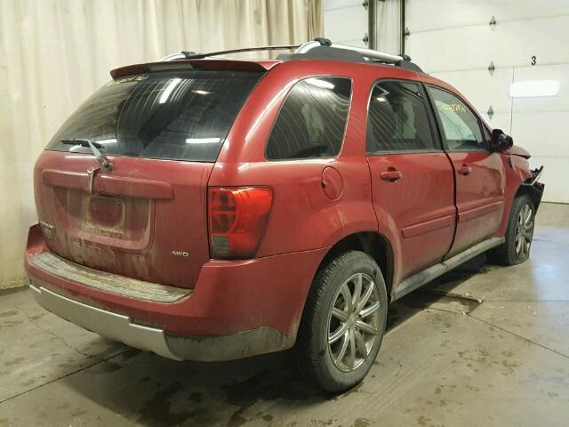 2CKDL73F566031044 - 2006 PONTIAC TORRENT BURGUNDY photo 4