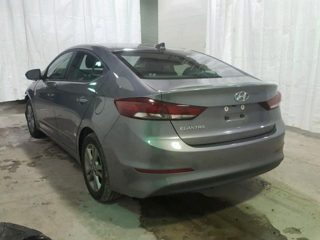 KMHD84LF2HU255363 - 2017 HYUNDAI ELANTRA SE SILVER photo 3