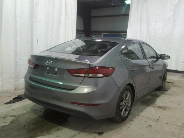 KMHD84LF2HU255363 - 2017 HYUNDAI ELANTRA SE SILVER photo 4